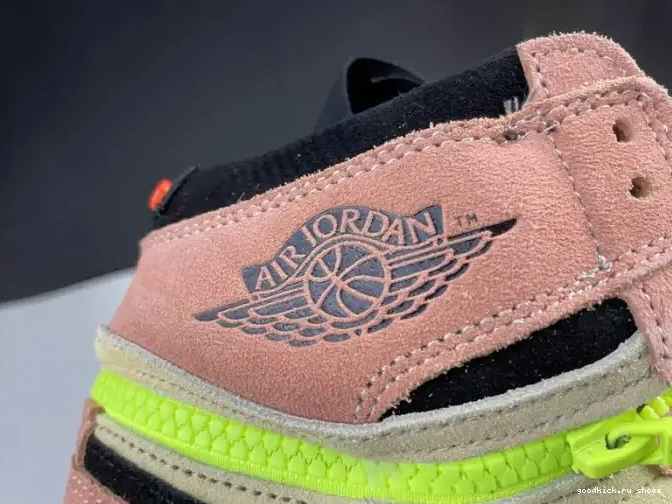 Rep Peach Air Jordan High CW6576-800 1 Switch 0506